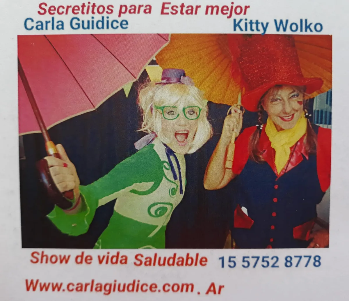 Afiche de Secretitos para estar mejor con dos artistas